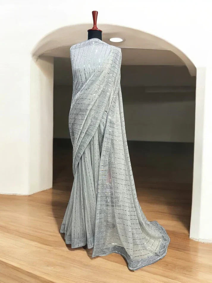 Moonlight Stitched Saree