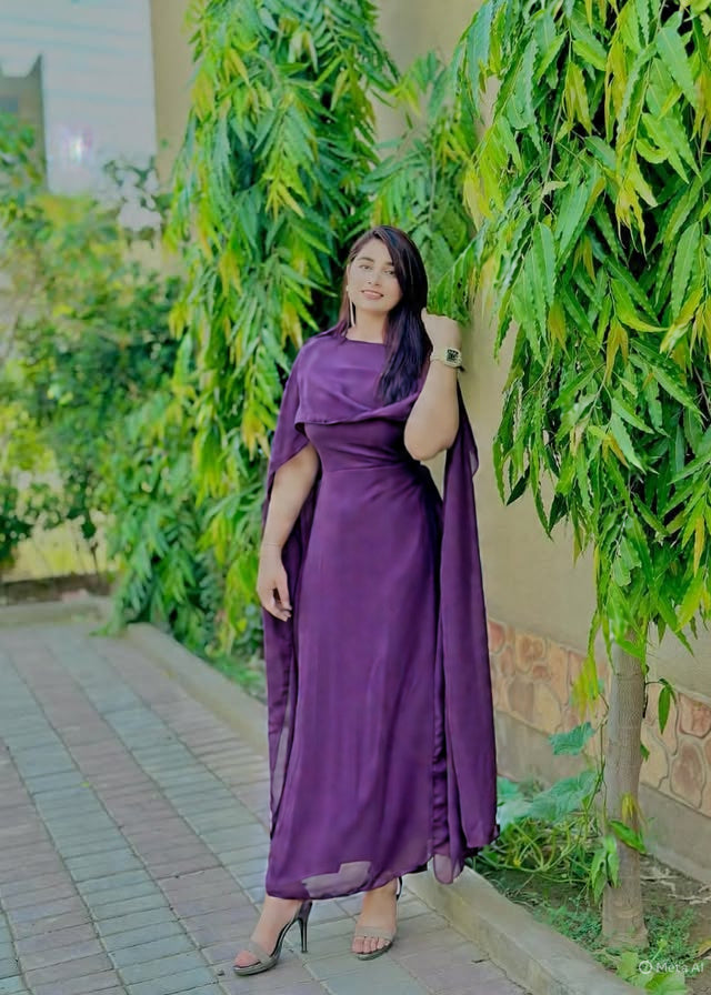 Crape Floral Maxi