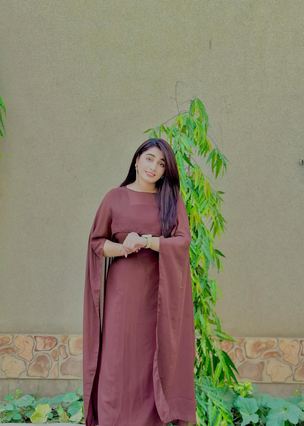 Crape Floral Maxi