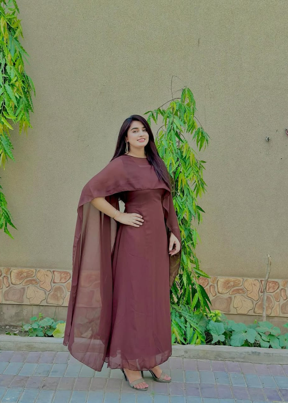Crape Floral Maxi