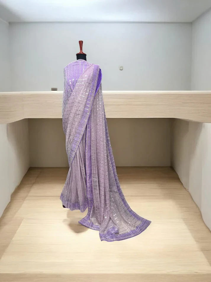 Moonlight Stitched Saree
