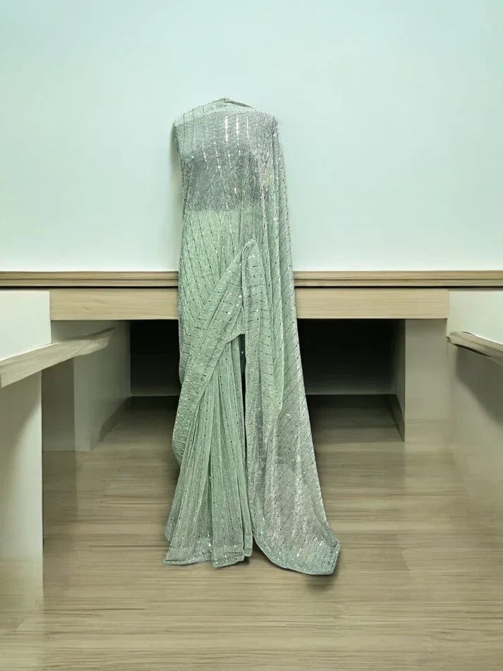 Moonlight Stitched Saree