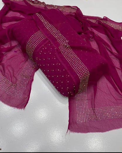 Luxury Diamond Stone Suit